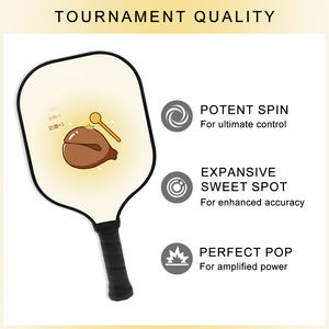 Factory Direct Custom Quality Durable Texture+ <b>Sandblasting</b> T700 Carbon Fiber Honeycomb Core Pickleball Paddles Entertainment - Product Image 2