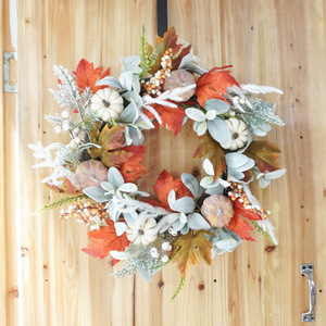 Haute Qualité Halloween Suspendus Décoration Automne Ferme Citrouille Artificielle Gland Berry Pinecone Feuille Couronnes pour Noël - Product Image 5