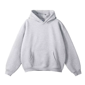 Livraison directe ensemble de sweat à capuche unisexe en peluche et à capuche de haute qualité avec logo personnalisé de couleur unie sweat à capuche essentiel imprimé en mousse - Product Image 2