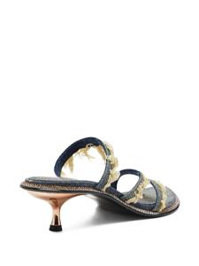 <span class=keywords><strong>Sandalias</strong></span> de Moda para <span class=keywords><strong>Mujer</strong></span> 2025, OEM, <span class=keywords><strong>Doradas</strong></span>, Tacón <span class=keywords><strong>Bajo</strong></span>, Sexy, Deslizables, para Verano y Exteriores - Product Image 4