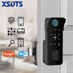 מנעול חכם XSDTS NT01 עם טביעת אצבע, בקרת אפליקציית Tuya, אזעקה נגד פריצה, מנעול חכם דיגיטלי חיצוני ובטיחותי - Product Image 2