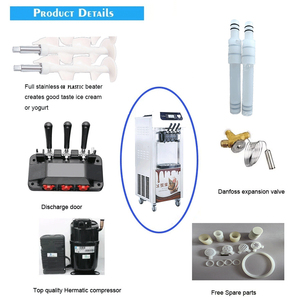 Mềm phục vụ Máy làm kem giá 3 hương vị tự động <span class=keywords><strong>Icecream</strong></span> Making <span class=keywords><strong>Maker</strong></span> thương mại Máy làm kem cho doanh nghiệp - Product Image 3