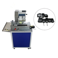 Machine à étiqueter semi-automatique précise pour étiquettes de fil, étiquettes de tube, étiquettes de fil USB, étiquettes de dossier, étiquettes de cure-dent, machine à plier les autocollants