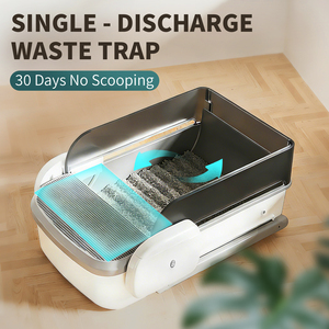 Kostenloser Versand: High-Tech App-gesteuerte Automatische Geruchshemmende Katzentoilette mit WLAN und Selbstreinigungsfunktion - Product Image 2