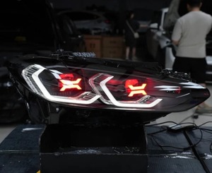 M3 G80 M4 G82 Laser RGB OSS Style Customized Version Dual DRL Upgrade Headlights Projector Headlamps for - Product Image 3