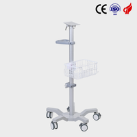 Support de moniteur de chariot d'hôpital de WEIYE support de roulement de chariot de moniteur patient d'instrument médical