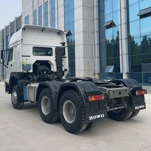 รถบรรทุกหัวลาก SINOTRUK Howo 6x4 พวงมาลัยซ้าย 351-450 แรงม้า รับน้ำหนัก 21-30 ตัน เบาะคนขับแบบระบบกันสะเทือนด้วยลม - Product Image 6