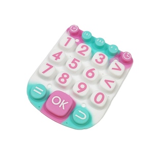 Customized OEM durable push <strong>buttons</strong> electronic <strong>keypad</strong> push <strong>button</strong> covers silicone <strong>keypad</strong> keyboard with conductive carbon pill - Product Image 6