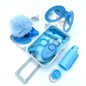 Lote al por mayor de llaveros metálicos de autodefensa, accesorios a granel, herramientas de autodefensa, llavero de autodefensa para mujer con carcasa de plástico - Product Image 1