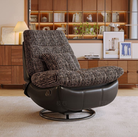 Fauteuil pivotant multifonctionnel pour salon, fauteuil inclinable de première classe, fauteuil inclinable de repos, fauteuil à bascule moderne