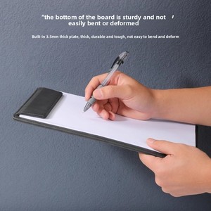 A4 da Clip tập tin thư mục với bìa cứng cho cuộc họp hội nghị PHÚT tài liệu & hợp đồng-trang duy nhất - Product Image 3