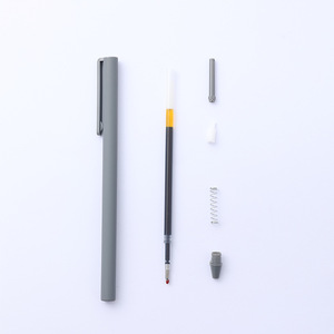 Bolígrafos de gel de plástico de 0,5 mM de tinta negra promocional barata, bolígrafo de regalos personalizado de escritura rápida para oficina y escuela - Product Image 2