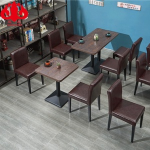 Bán buôn hiện đại khách sạn ngoài trời nhà hàng bằng gỗ ăn uống cafe Bàn và ghế đặt - Product Image 5