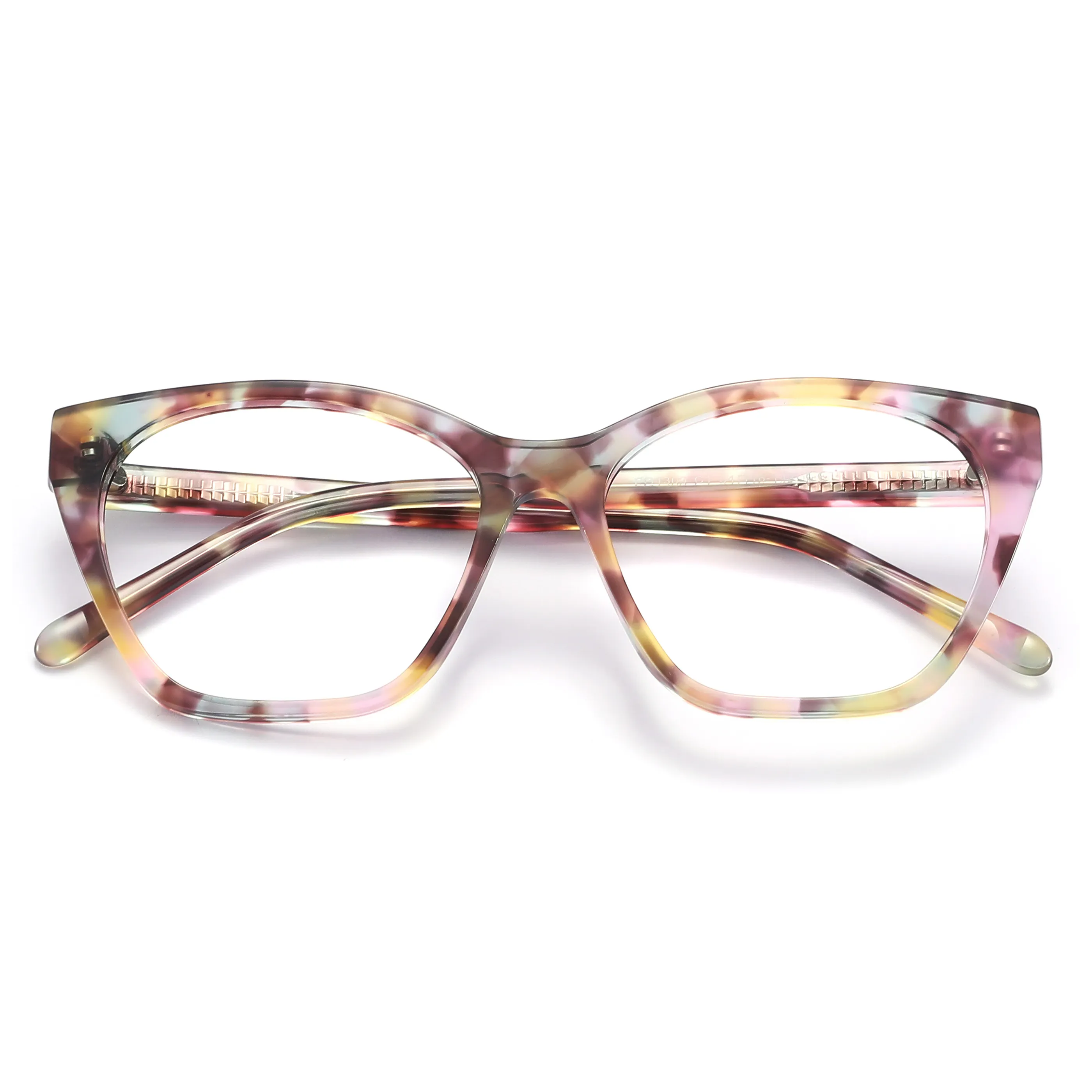 Cat Eye 2022 Pattern ACETATE Frames Optical Frames Computer Glasses Unisex Optical Frames Women Blue Light Blocking Glasses