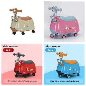 Monopattino per Bambini 3 in 1 con 5 Ruote, Bici Senza Pedali, Scooter da Allenamento, Auto Giocattolo Sicura per Bambini - Product Image 6