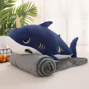 Custom Ogo Pluche Dier Illow Lanket 2 In 1 Airconditioning Baby Cartoon Kussendeken - Product Image 4