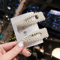 2025 nuevas Ideas, tocados de moda, pasador, pinzas para el pelo de perlas, conjunto de horquillas de perlas barrocas para mujeres y niñas