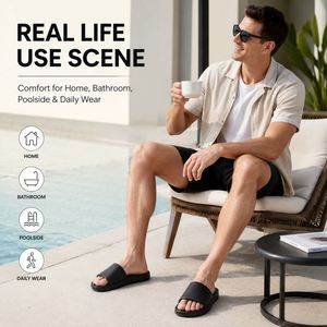 Wholesale Custom Brand Logo Printed <b>Slides</b> <b>Slides</b> <b>Waterproof</b> Bathroom Slipper Corporate Promotional Gift Hotel Sandal - Product Image 2