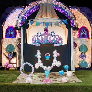 Neues 6-teiliges Meerjungfrau-Muschel-Perlen-Set mit Halskette, Armband, Ring und Haarkrone für kleine Mädchen, süßer Kinderschmuck - Product Image 3