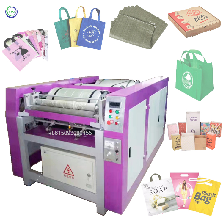 Machine d'impression de sacs en plastique 4 couleurs Machine d'impression flexo pour impression de sacs en papier