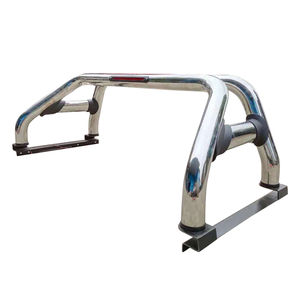 Barra Antivuelco de Acero Inoxidable, Accesorio para Camioneta Hilux <span class=keywords><strong>Vigo</strong></span> Revo 4X4, Diseño Estilo Ejecutivo - Product Image 5