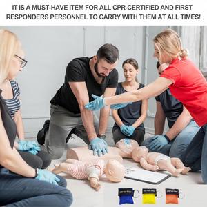 Mascarilla de RCP Desechable y Estéril con Válvula Unidireccional, Portátil para Exteriores, para Reanimación <span class=keywords><strong>Cardiopulmonar</strong></span> de Emergencia y Respiración Artificial - Product Image 2