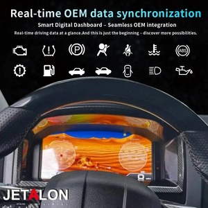 Écran LCD pour tableau de bord de Dodge RAM 1500 2008-2018, écran numérique de 13,1 pouces, cockpit virtuel, lecteur multimédia automobile - Product Image 2