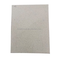 Panneau de papier en carton Duplex à dos gris avec revêtement blanc