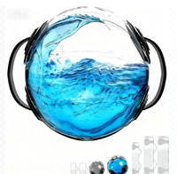 Sac d'eau portable tendance 2026, écologique, unisexe, pour entraînement physique, en PVC, avec poids réglable, ballon d'eau de haute qualité pour le corps