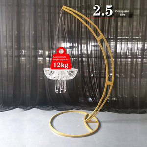 Support à gâteau suspendu en fer <span class=keywords><strong>d</strong></span>étachable avec cristaux et support en fer, idéal pour la <span class=keywords><strong>d</strong></span>écoration de gâteaux de mariage - Product Image 6