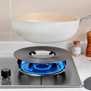 Plaque conductrice de chaleur en acier inoxydable, protecteur de cuisinière à gaz amovible, isolation anti-brûlure pour la cuisson domestique - Product Image 3