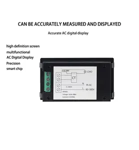 D85-2042a 200a Color Screen Dual Display Dual Color Lcd Digital Ac Voltmeter Digital Display Ammeter D85-2042a