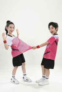 Спортивная одежда для гольфа, настольного тенниса, бадминтона, летняя спортивная одежда с коротким рукавом для взрослых и детей, комплекты спортивной формы из полиэстера, 100% - Product Image 4