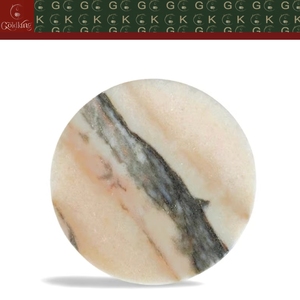 Poignée ronde en <span class=keywords><strong>marbre</strong></span> veiné diagonal épais GOLDKING pour tiroirs de meuble, sur mesure, OEM, ODM, directement de l'usine - Product Image 5