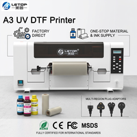 LETOP Produsen Printer Inkjet A3 Label Kristal UV DTF 30cm