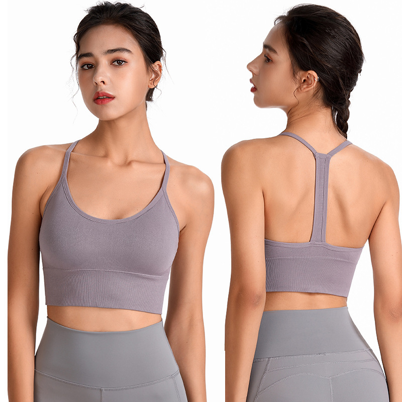 Push up Sports Bra Women Underwear Padded Bralette Fitness Bra Y- Backless Breathable Top Gym Workout Yoga Bra Womens Activewear