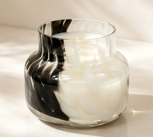 Round Glass Jar Scented Paraffin <b>Wax</b> <b>Candle</b> Floral Plant Fragrance Home Decoration Art <b>Candle</b> Machine Made - Product Image 3