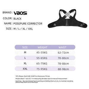 Vbbbi 1402 unisex lumar समर्थन बैक ब्रेस अनुकूलित मुद्रा सुधार के लिए समायोज्य स्ट्रैप के साथ समर्थन करता है - Product Image 6