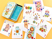 Cartes de jeu en papier personnalisées en gros pour jeux de société familiaux, soirées de jeu et promotions