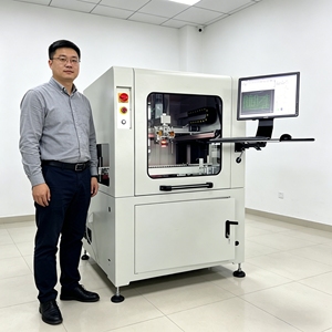 เครื่องเคลือบแบบคอนฟอร์มอลอัตโนมัติ HMH-830 PLC มอเตอร์ พร้อมระบบพ่นแบบเลือกจุดได้ - Product Image 4