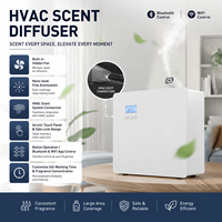 Diffuseur de parfum commercial électrique écologique grande capacité en acrylique et acier pour hôtels et bureaux