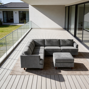 Divano Sezionale Calm Cloud con Lavabo Integrato per Angoli Lounge, che unisce il Divano Sezionale Cloud <span class=keywords><strong>e</strong></span> il Divano Modulare Cloud - Product Image 1