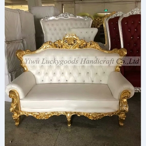 SF210511-34 Lucky goods Bequemer Schnitt Weicher Moderner Stil Mit Leder knöpfen Herzförmiger Sofas tuhl Für Hochzeit - Product Image 6