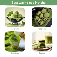 Poudre de Matcha biologique de qualité cérémonielle 1-7A en gros, poudre de thé vert Matcha pur en vrac, emballage sous vide, nouveau