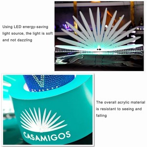 Presentador de Botellas LED Azul para <span class=keywords><strong>Tequila</strong></span> <span class=keywords><strong>Casamigos</strong></span>, Glorificador de Botellas de Champán para Discotecas - Product Image 6