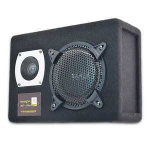 Caisson de basses actif MusicFire MF-1506 10 pouces en bois, haut-parleur audio pour voiture 12V - Product Image 1