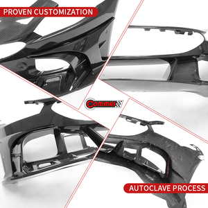 ขอบกันชนหน้าสำหรับ Ferrari Roma ชิ้นส่วนรถยนต์คาร์บอนไฟเบอร์แห้งสไตล์ Msy - Product Image 3