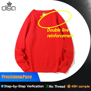 Sweat-shirts à capuche personnalisés pour hommes, 400g, en polaire, col rond, coupe oversize, pull tricoté en coton uni, <span class=keywords><strong>surchemise</strong></span> d'automne - Product Image 3