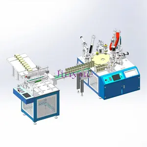 Packaging can equipment assembly line labeling crimping bottom pressing machine