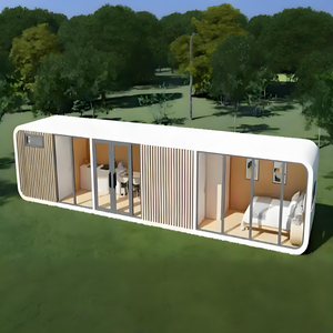 Conteneur en acier <span class=keywords><strong>de</strong></span> luxe moderne KT utilisé comme cabine Apple pour les attractions touristiques et les salons pour le bureau à domicile et le bar à domicile - Product Image 2